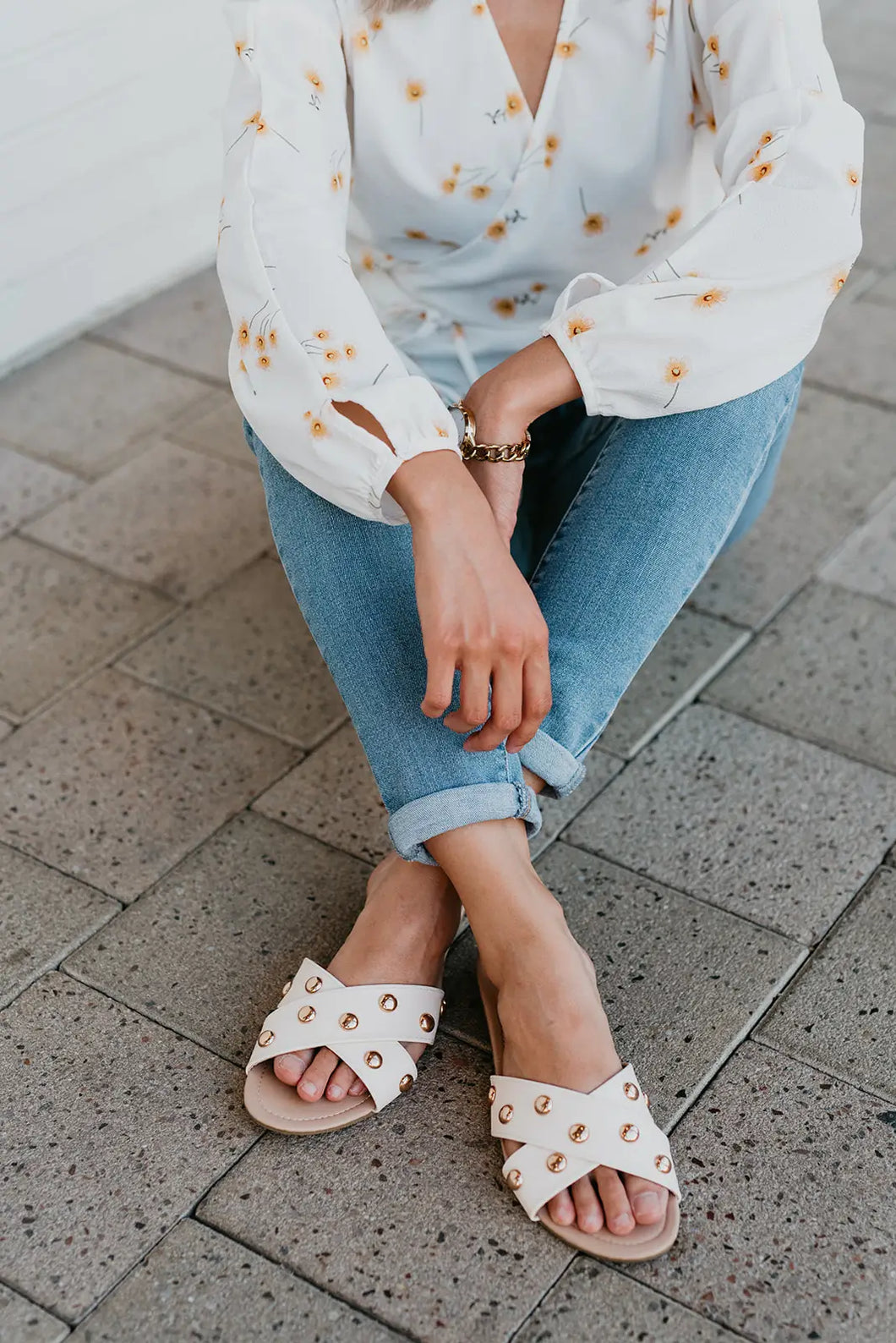 The Beach Is Calling Embellished Sandals