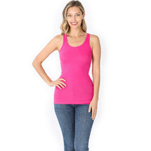 Load image into Gallery viewer, Feeling Happy Hot Pink Tank
