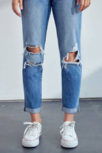 Load image into Gallery viewer, Kancan Distressed Mom Jeans
